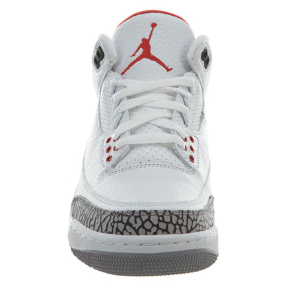 Air Jordan 3 Retro "katrina" - white/fire red Mens Style :136064