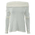 Abercrombie & Fitch Cozy Off-the-shoulder Tee Womens Style : 139-516-0460