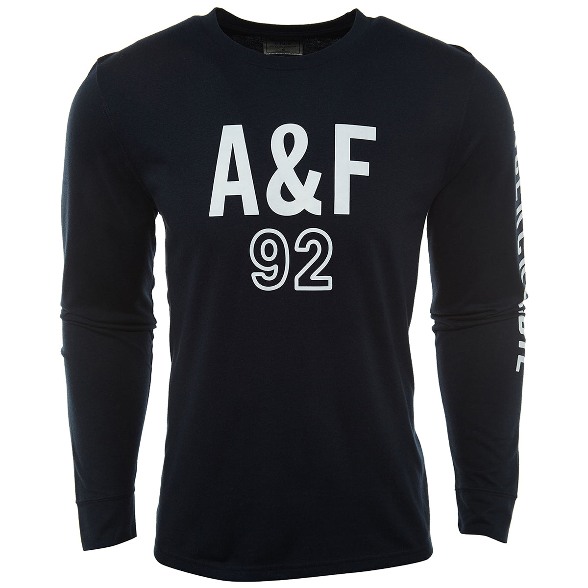 Abercrombie &amp; Fitch Printed Long Sleeve Crew Neck T-shirt Mens Style : 175-123-0063