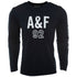 Abercrombie & Fitch Printed Long Sleeve Crew Neck T-shirt Mens Style : 175-123-0063