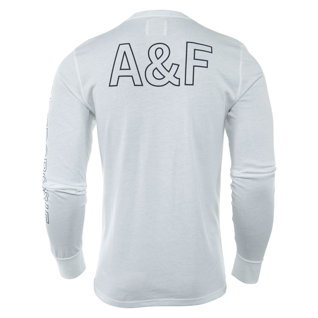 Abercrombie &amp; Fitch Long-sleeve Graphic Crew Neck T-shirt Mens Style : 175-123-0060