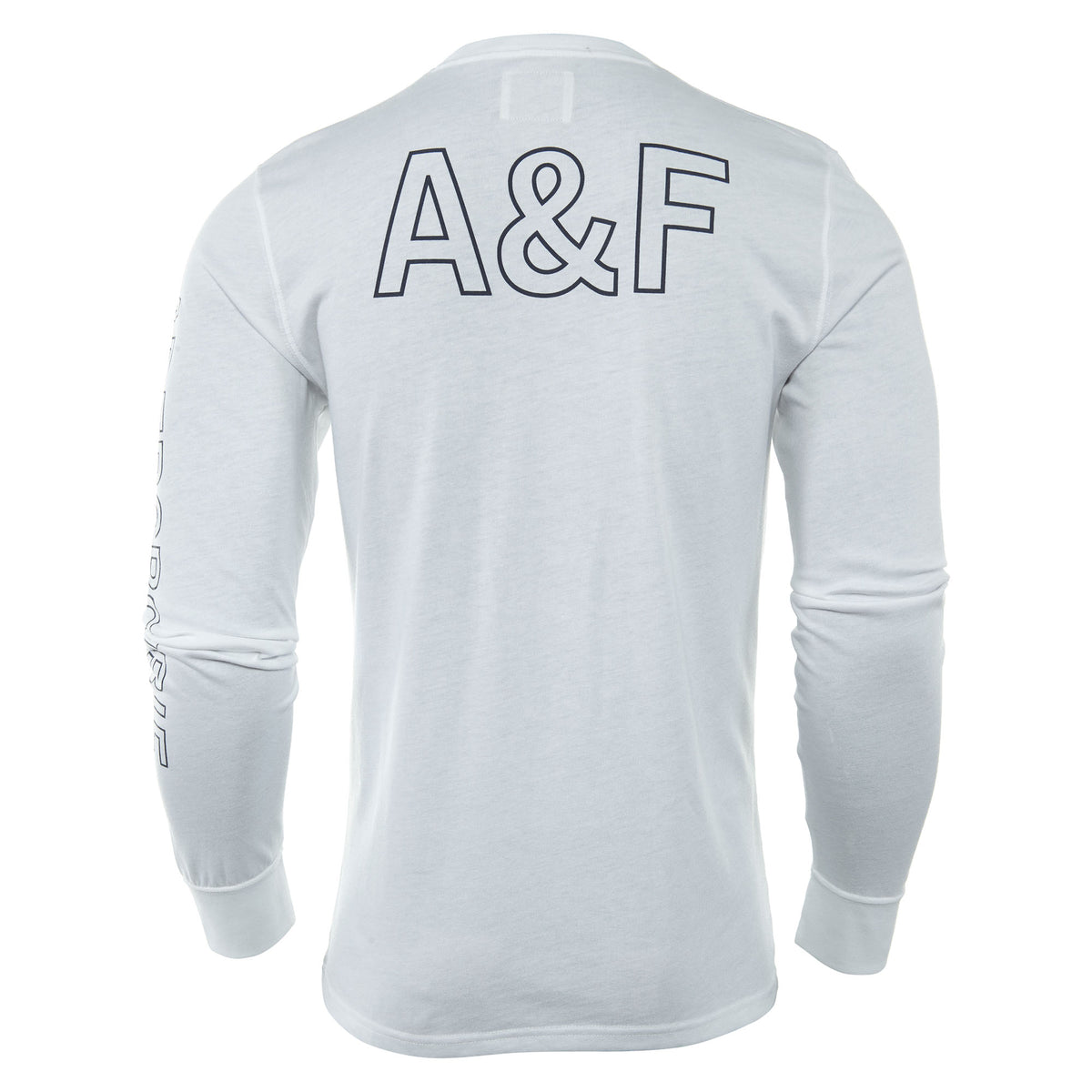 Abercrombie &amp; Fitch Long-sleeve Graphic Crew Neck T-shirt Mens Style : 175-123-0060