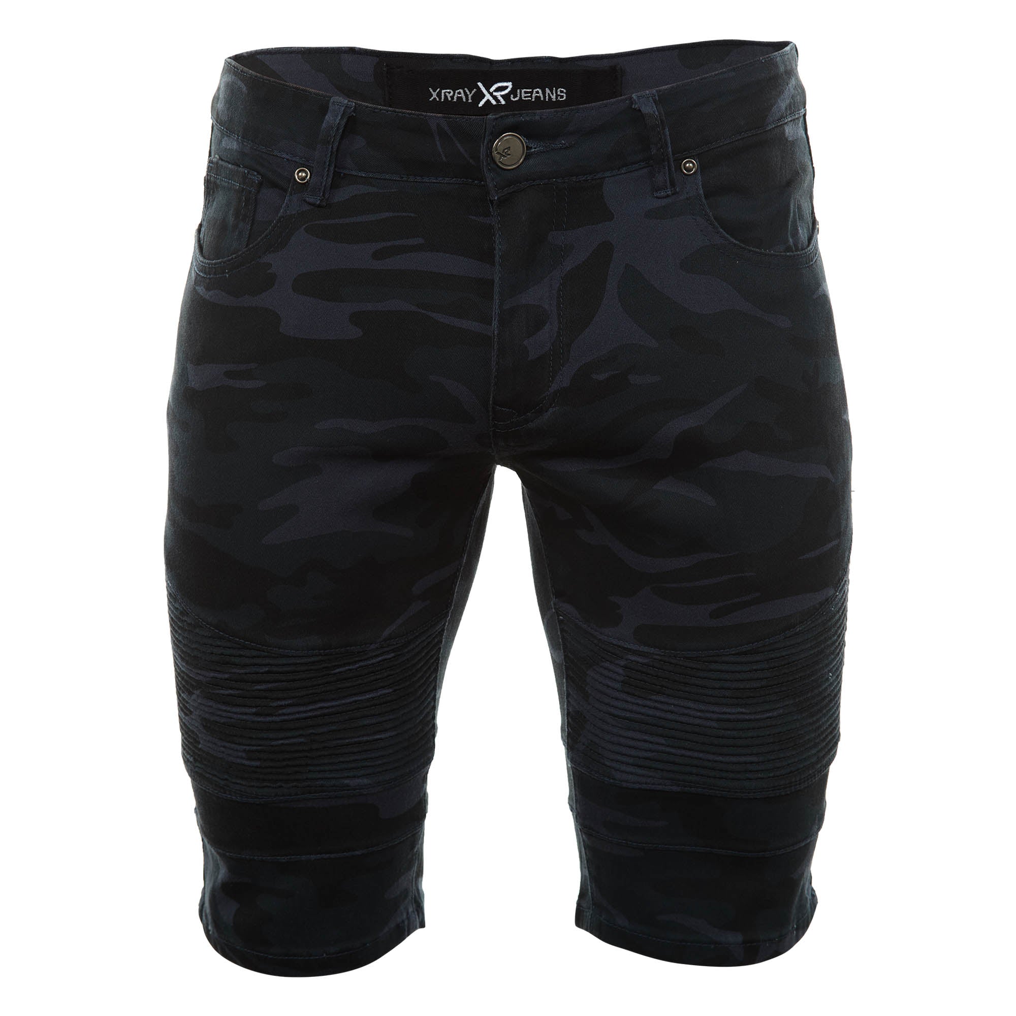 X-ray Jeans Camo Moto Shorts Mens Style : Xms-9732