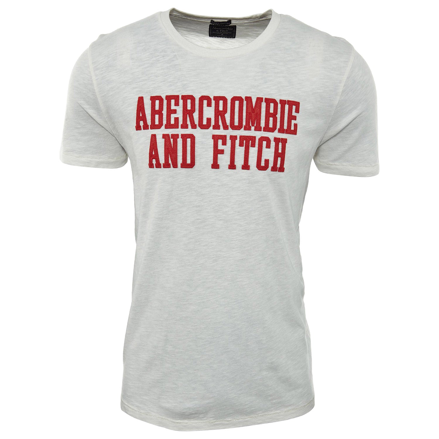 Abercrombie &amp; Fitch Applique Logo Tee Mens Style : 123-238-2347