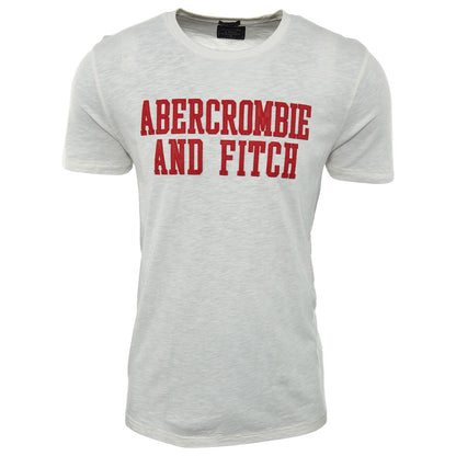Abercrombie &amp; Fitch Applique Logo Tee Mens Style : 123-238-2347