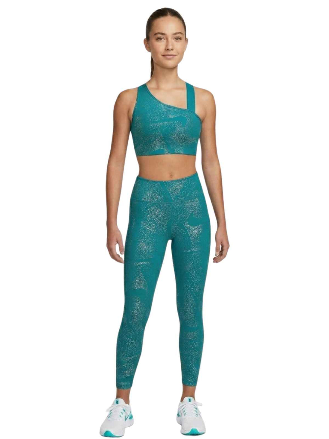 Nike Womens Dri-fit Swoosh Asymmetrical Non-padded Sports Bra Womens Style : Dq5242