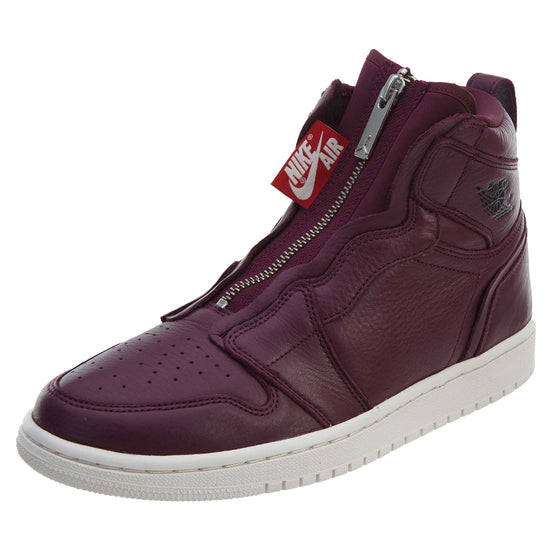 Air Jordan 1 High Zip Premium Bordeaux Womens Style :AT0575