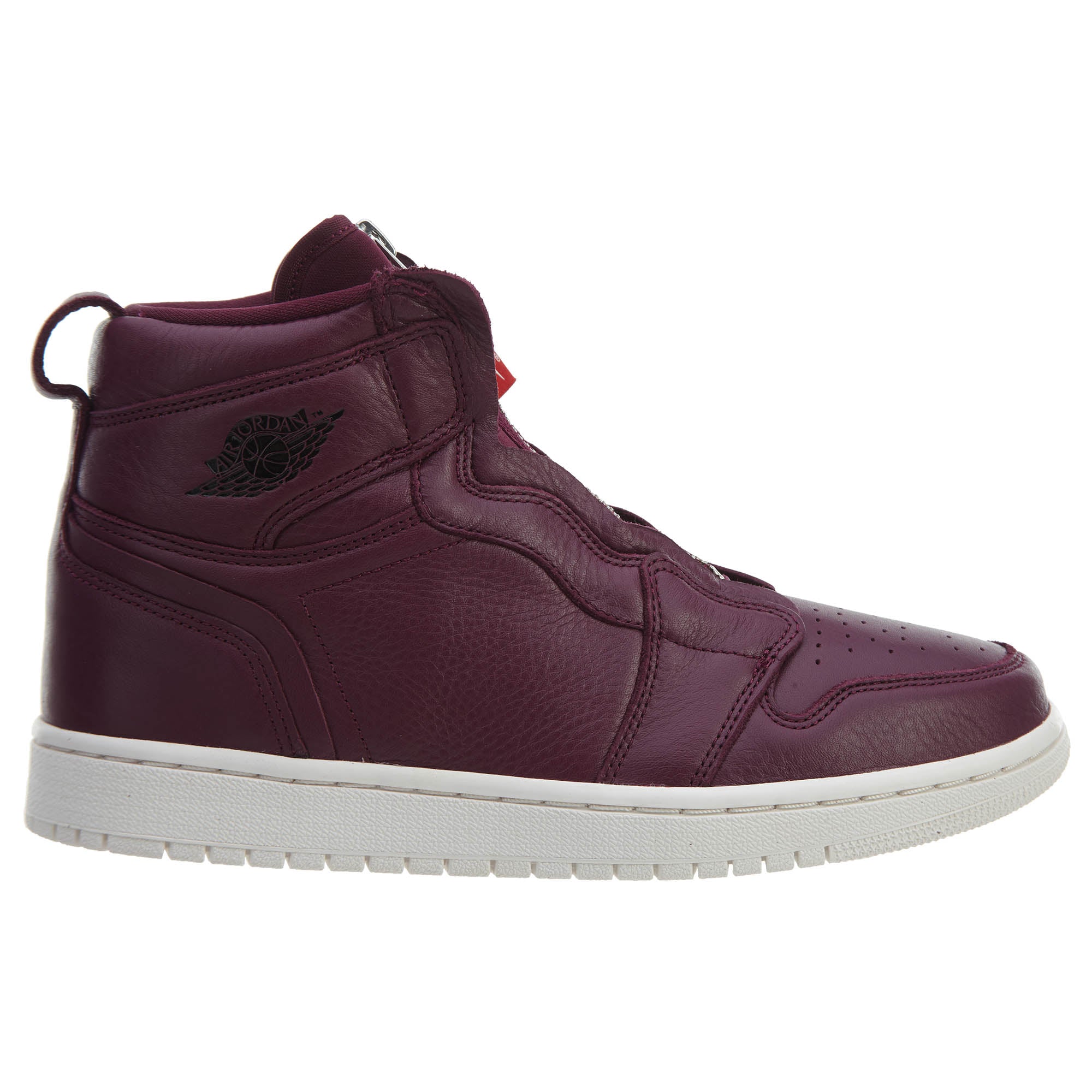 Air Jordan 1 High Zip Premium Bordeaux Womens Style :AT0575