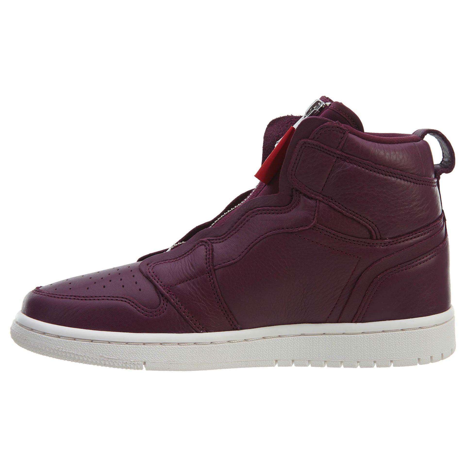 Air Jordan 1 High Zip Premium Bordeaux Womens Style :AT0575