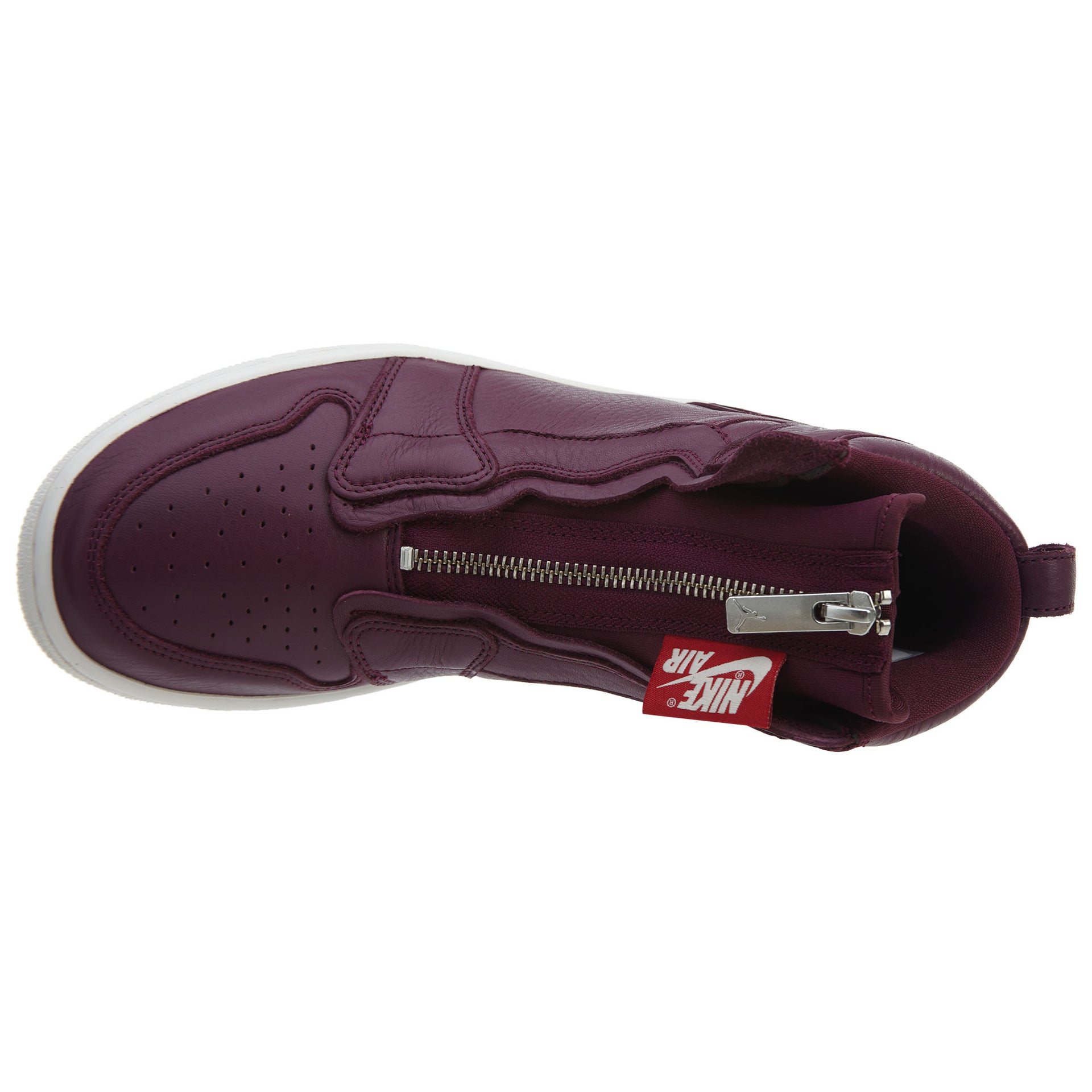 Air Jordan 1 High Zip Premium Bordeaux Womens Style :AT0575