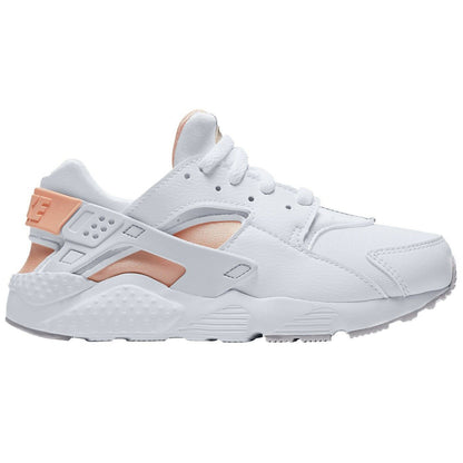 Nike Huarache Run White Crimson Shoes Boys / Girls Style :704951