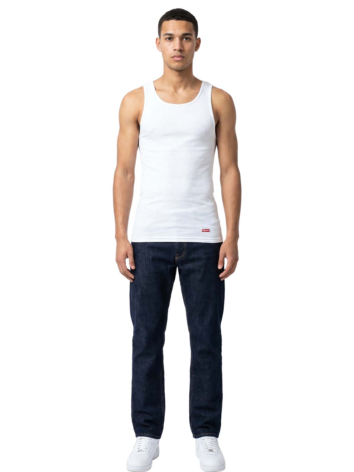 Supreme Hanes Tagless Tank Tops ( 3 Pack ) Mens Style : 99haa41