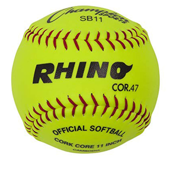 Champion Sports Optic Synthetic Leather Softballs Unisex Style : Sb11