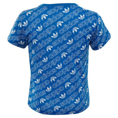Adidas Trefoil Monogram Tee Toddlers Style : Dn8158