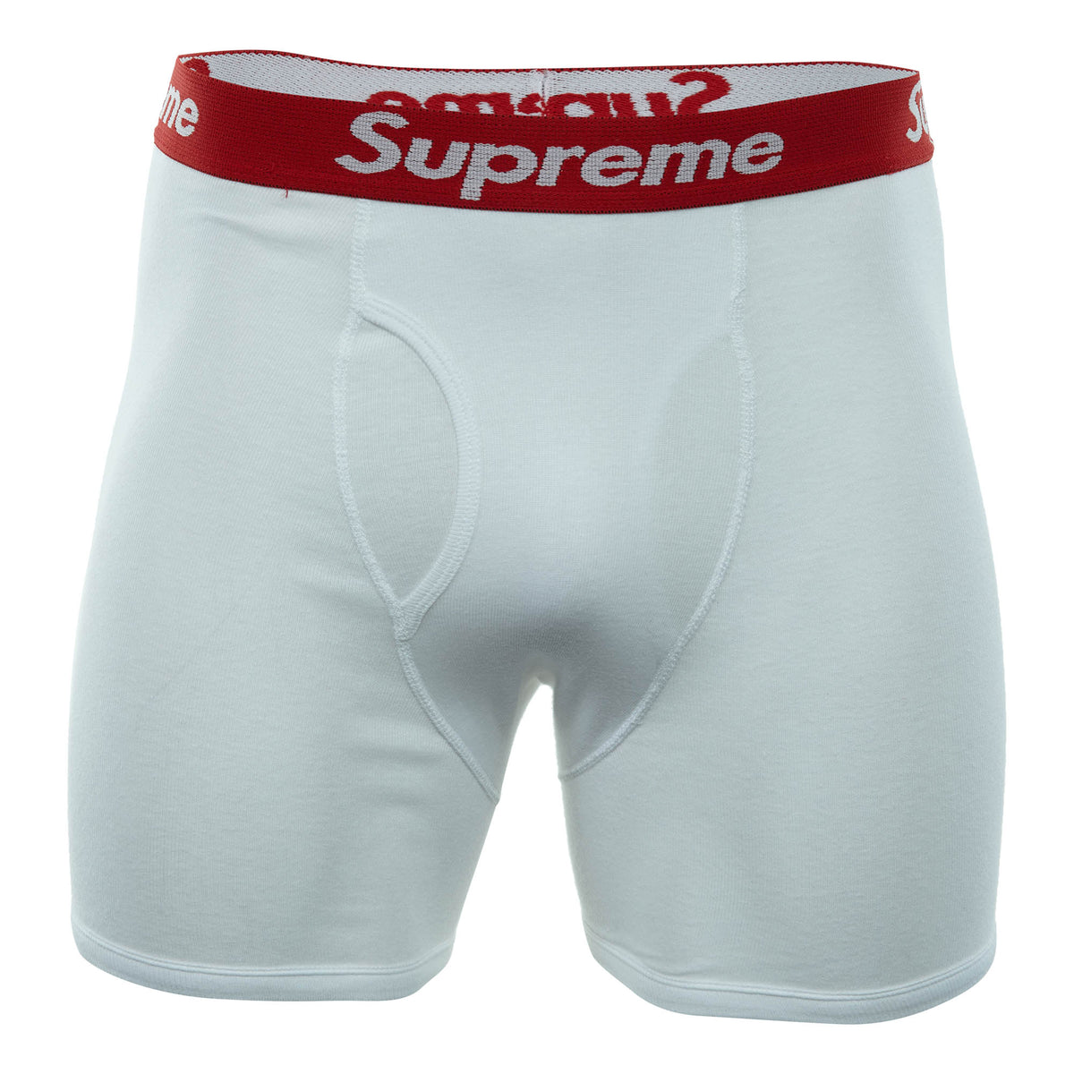 Supreme Hanes Boxer (4 Pack) Briefs White