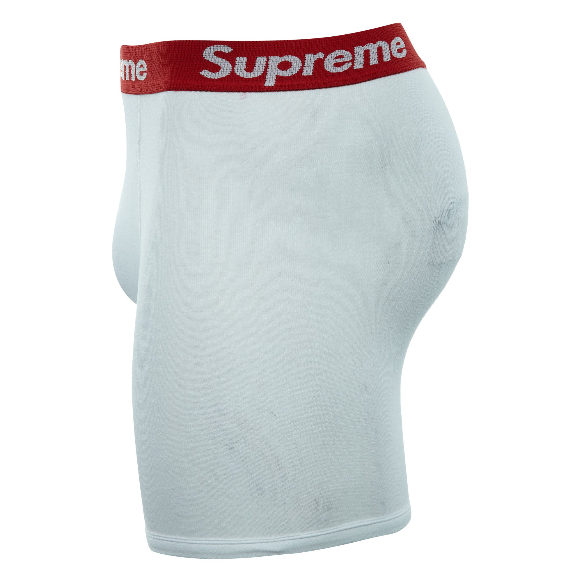 Supreme Hanes Boxer (4 Pack) Briefs White