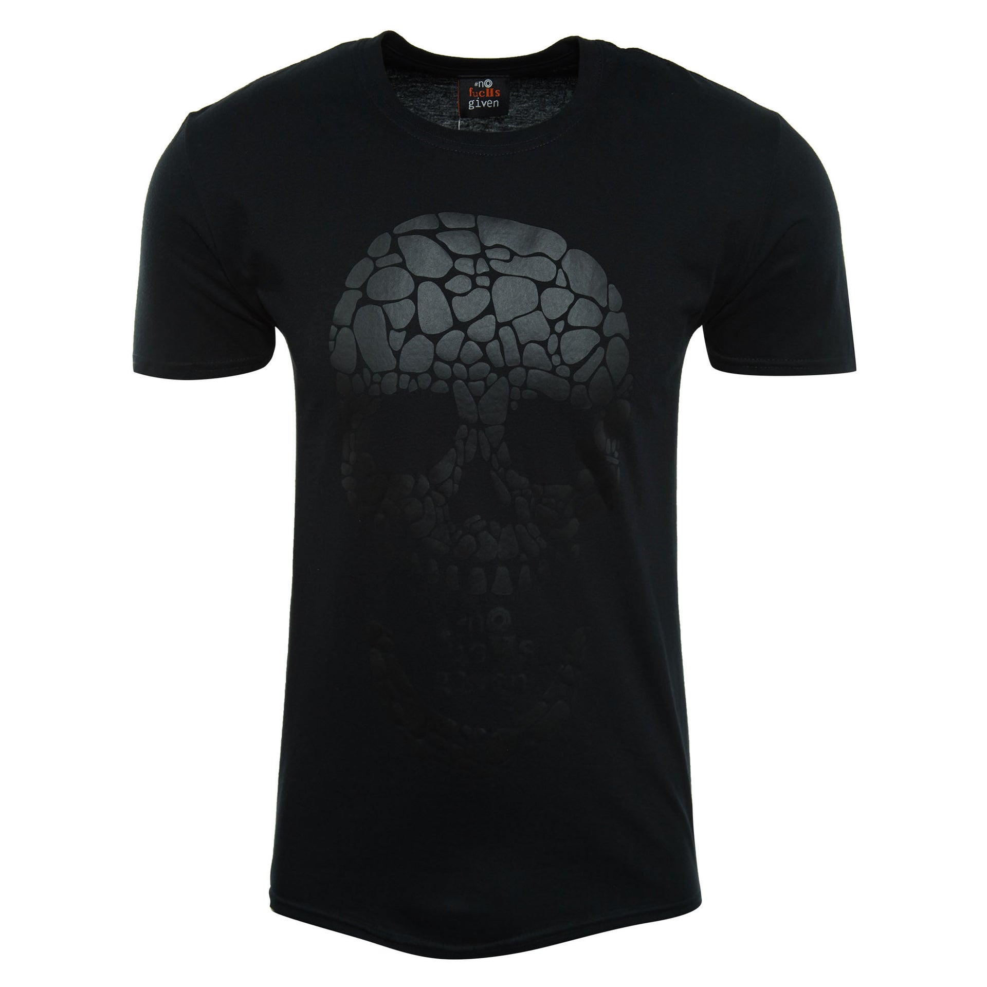 Nofuchsgiven Matte Black Skull Tee Mens Style : Nfg-tee
