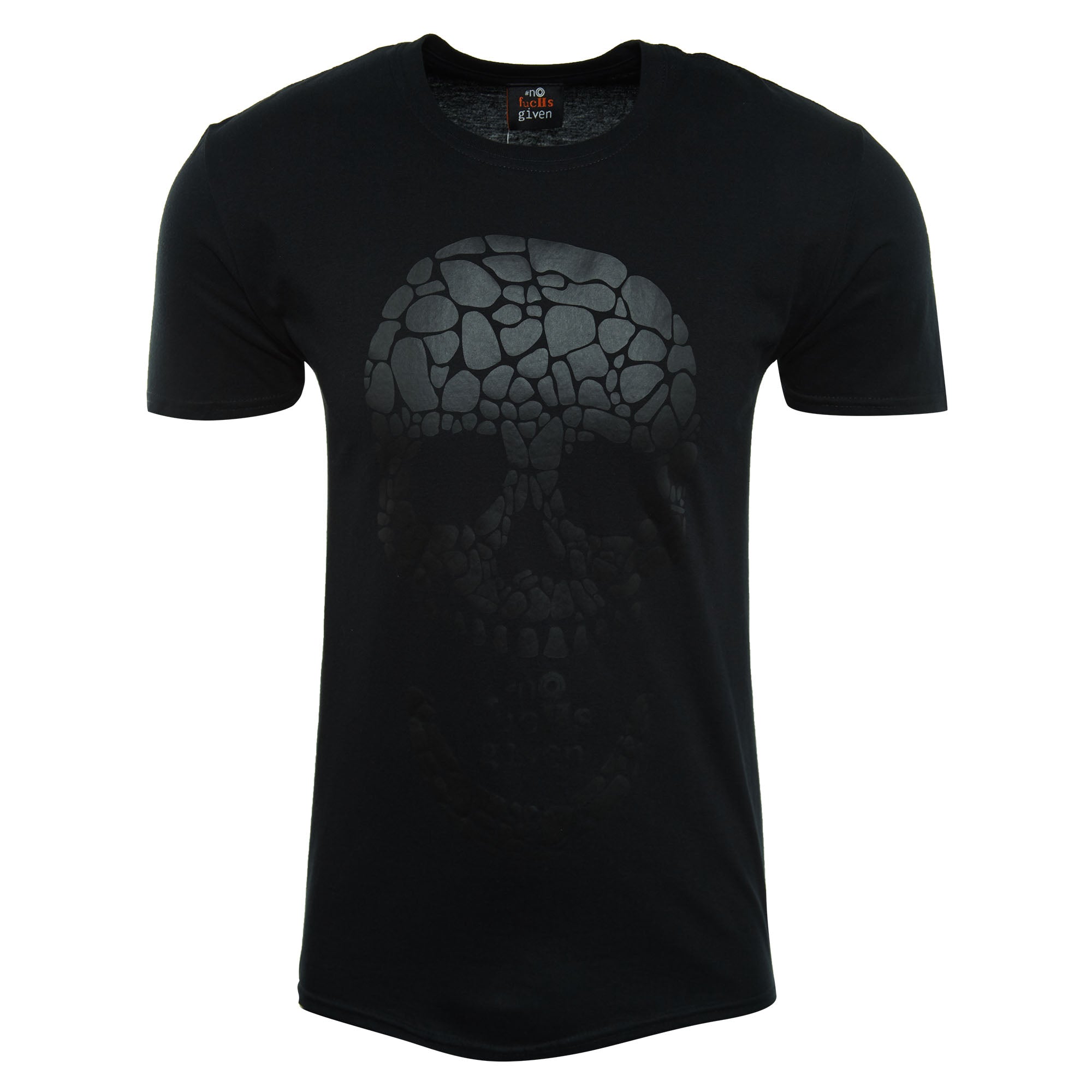 Nofuchsgiven Matte Black Skull Tee Mens Style : Nfg-tee