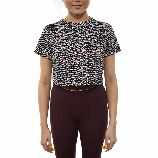 Nike Jdi Anniversary Aop Crop Top Womens Style : Aq0249