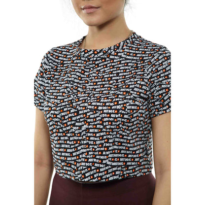 Nike Jdi Anniversary Aop Crop Top Womens Style : Aq0249