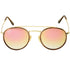 Rayban Gold With Gradient Brown Mirror Pink Womens Style : 0rb3647n