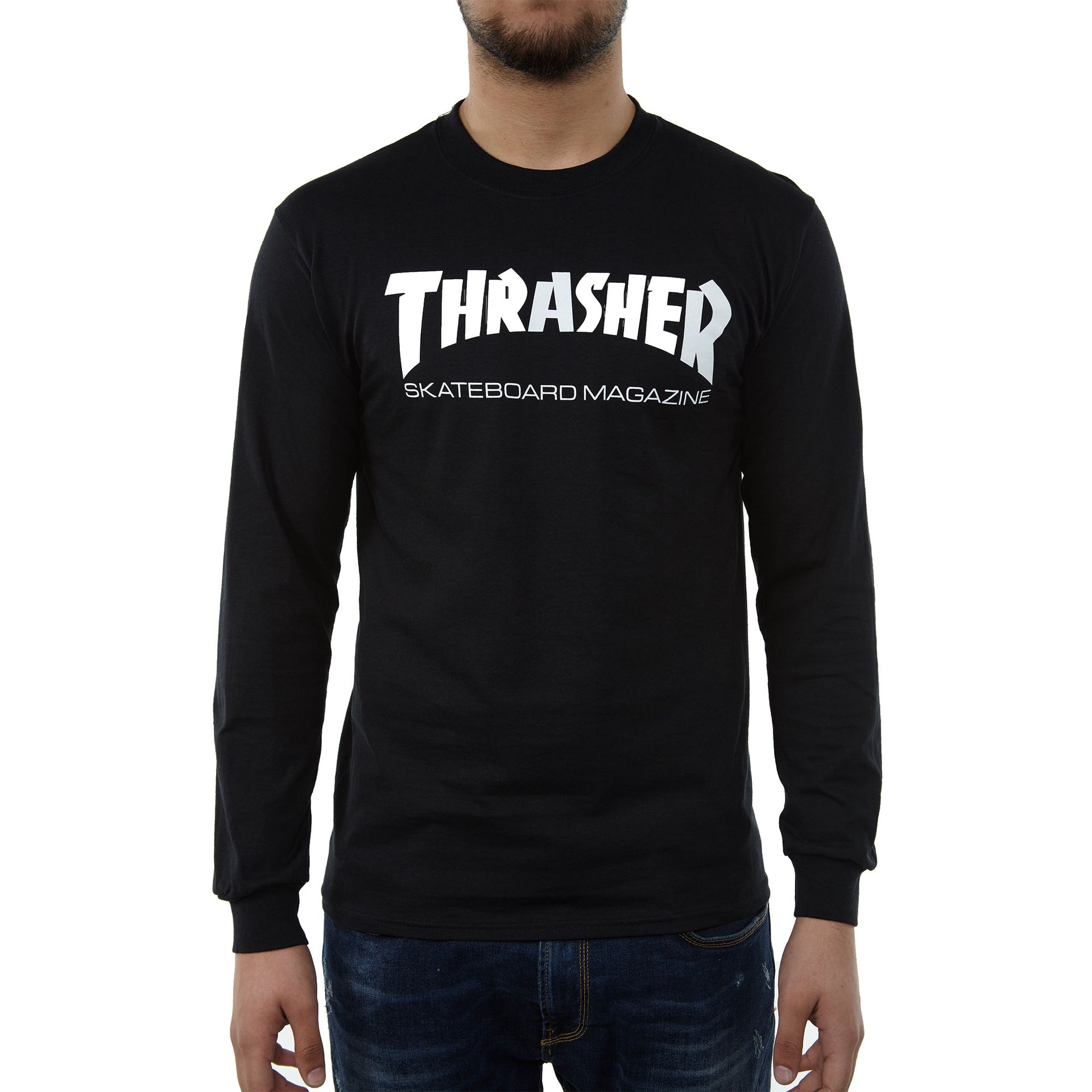 Thrasher Skate Mag Long Sleeve Tee Mens Style : 111107
