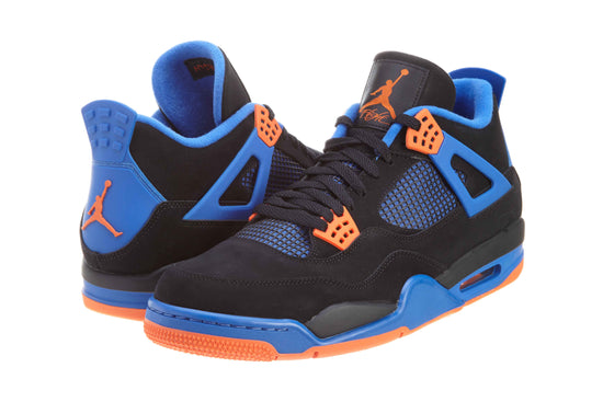 Air Jordan 4 Retro "cavs" - black/safety Mens Style :308497