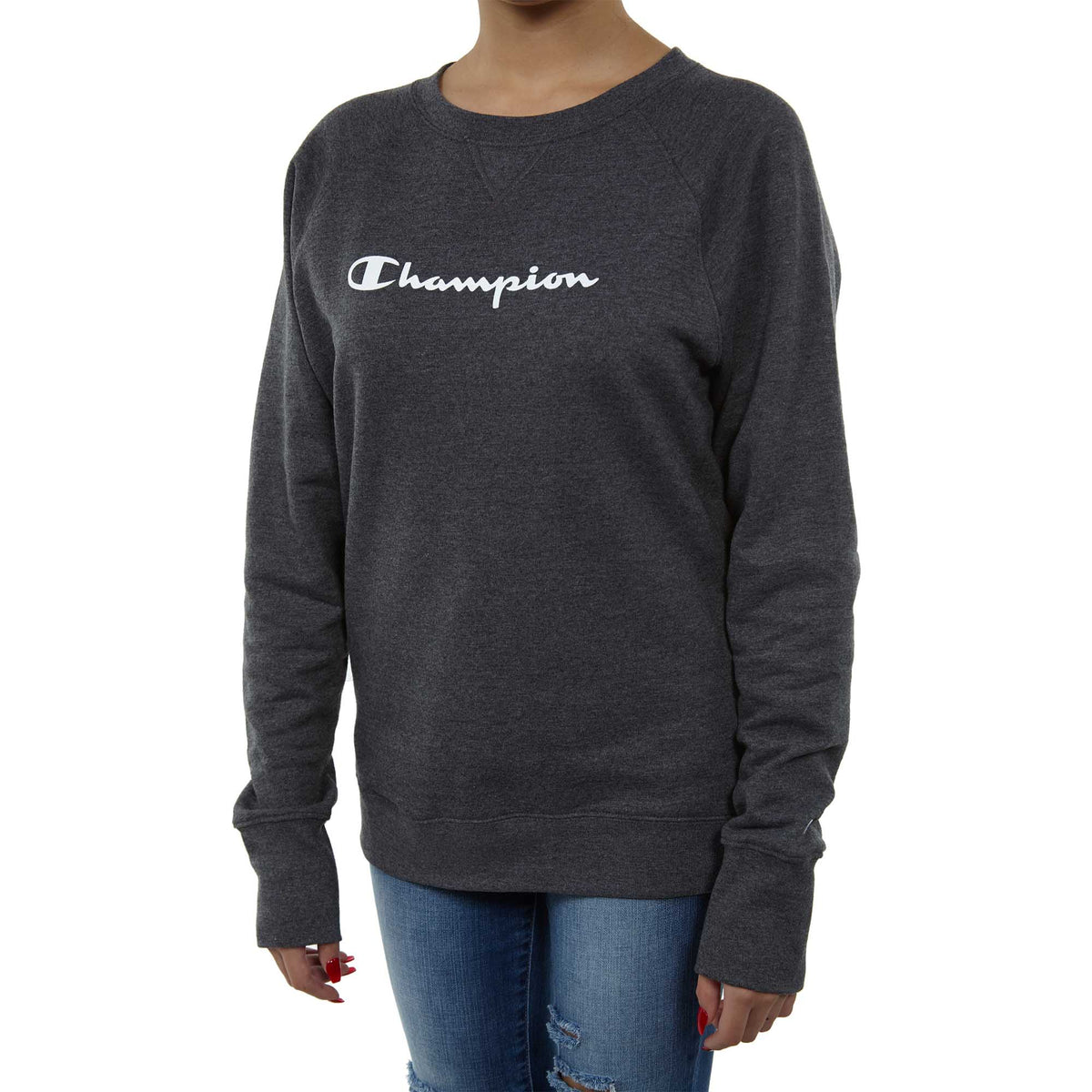 Champion Fleece Pullover Crew Womens Style : W2956g
