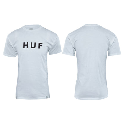 Huf Original Logo Tee Mens Style : Tsbsc1111-WHITE