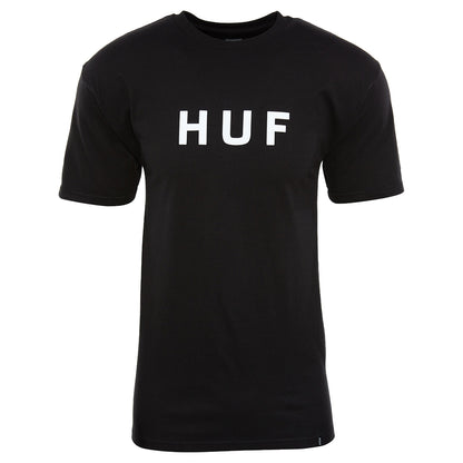 Huf Original Logo Tee Mens Style : Tsbsc111-BLACK