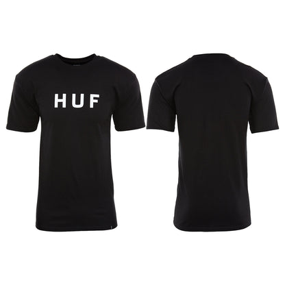 Huf Original Logo Tee Mens Style : Tsbsc111-BLACK