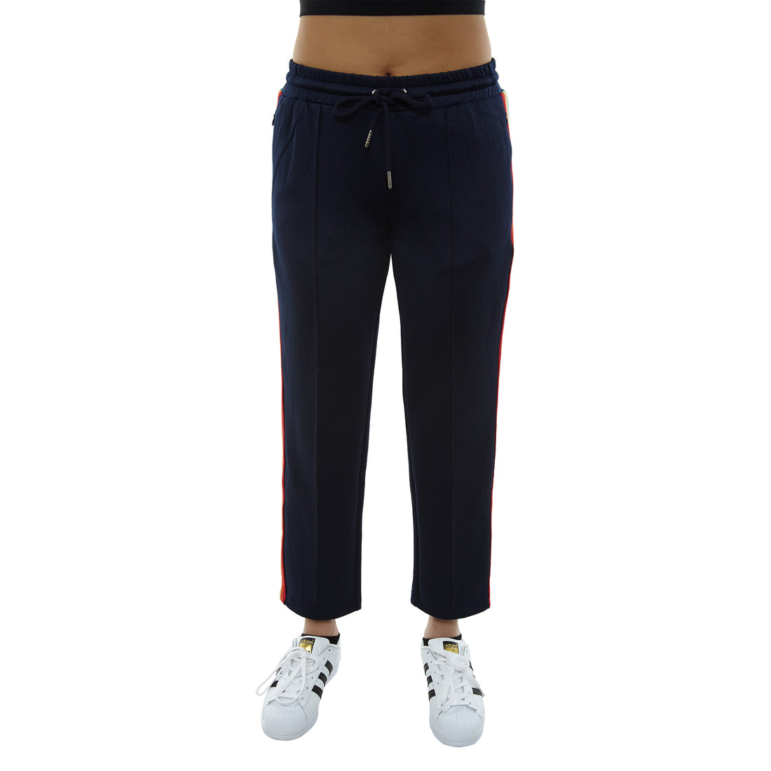 Signature 8 Side Strap Track Pant Womens Style : S8507a-NAVY