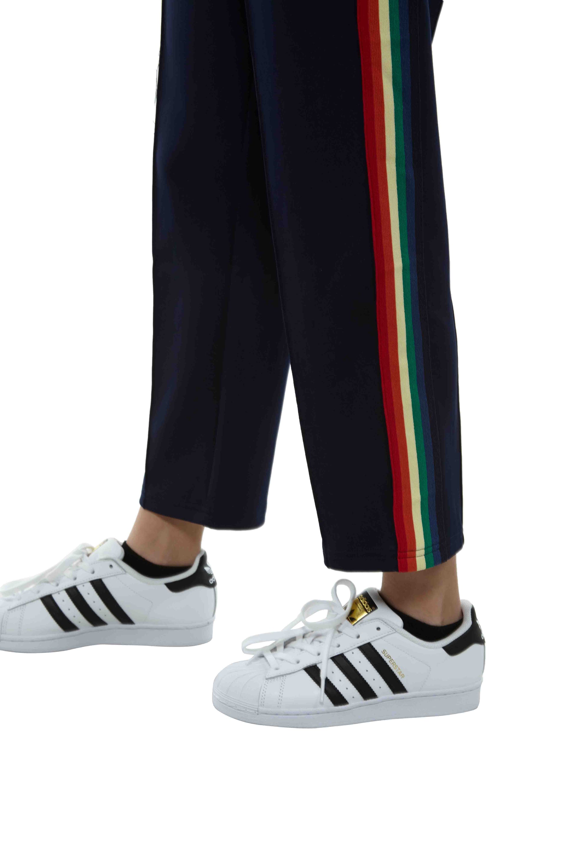 Signature 8 Side Strap Track Pant Womens Style : S8507a-NAVY