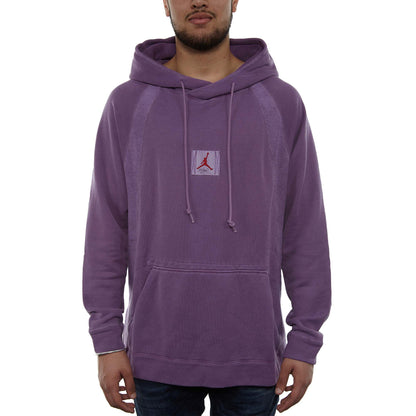 Jordan Sportswear Wings Washed Fleece Pullover Hoodie Mens Style : 939956-525