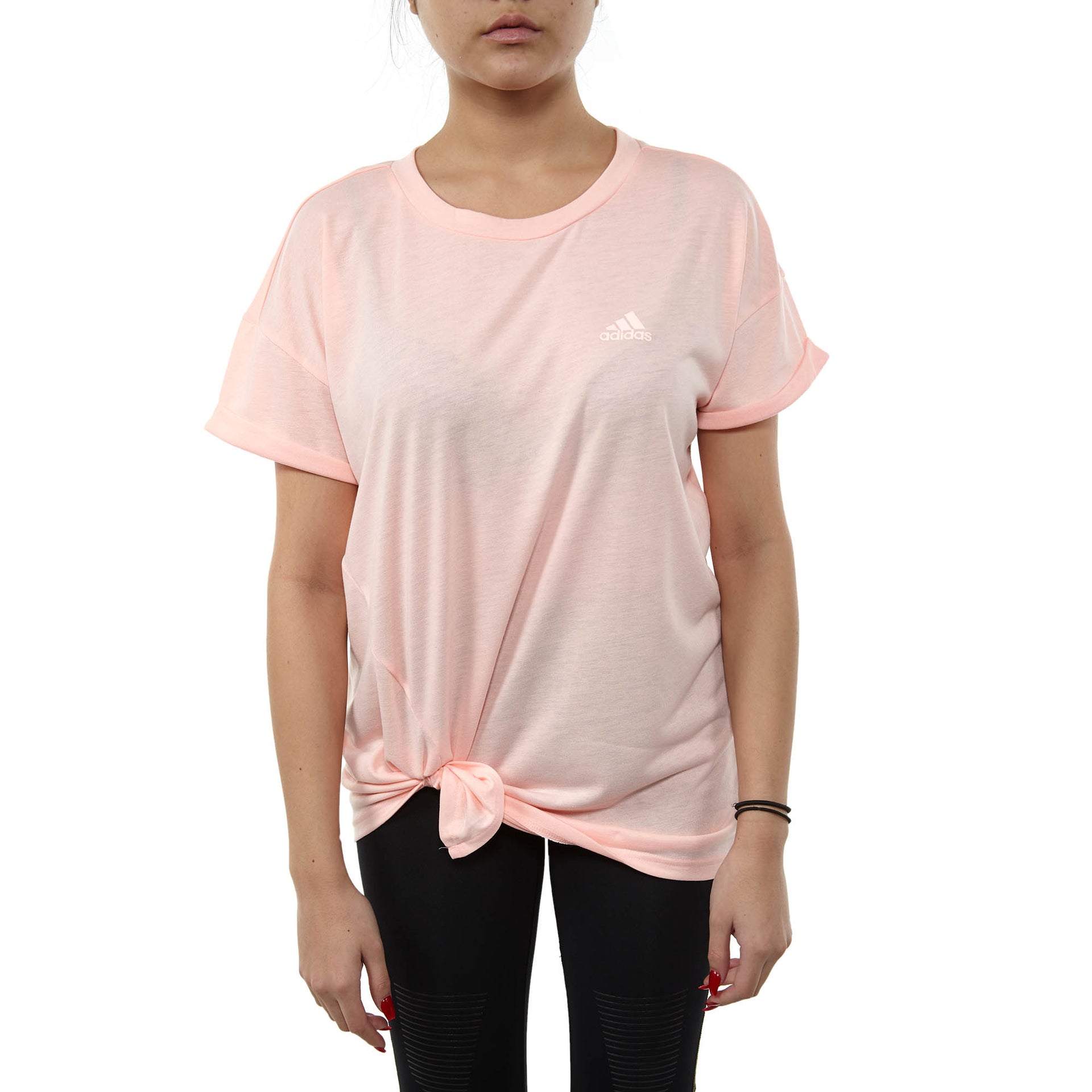 Adidas Sslv Tee Womens Style : Dx0440-Coral