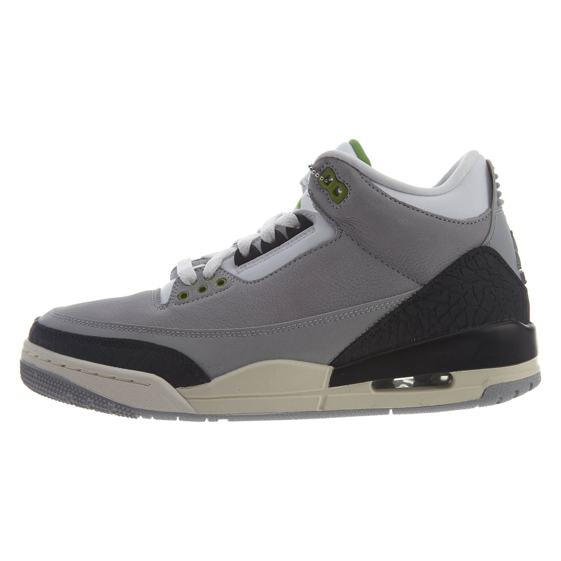Air Jordan 3 Retro "chlorophyll" - lt smoke Mens Style :136064