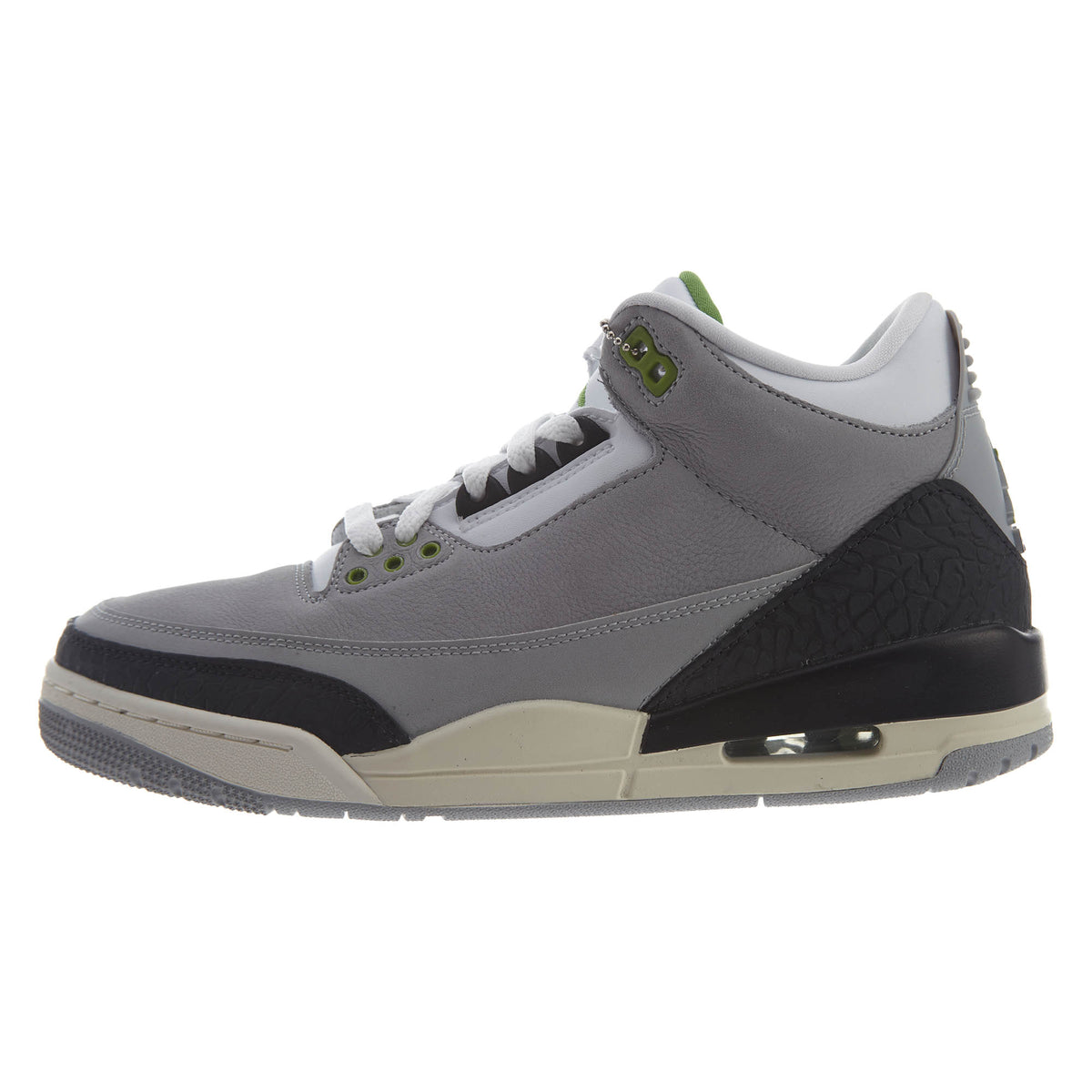 Air Jordan 3 Retro "chlorophyll" - lt smoke Mens Style :136064