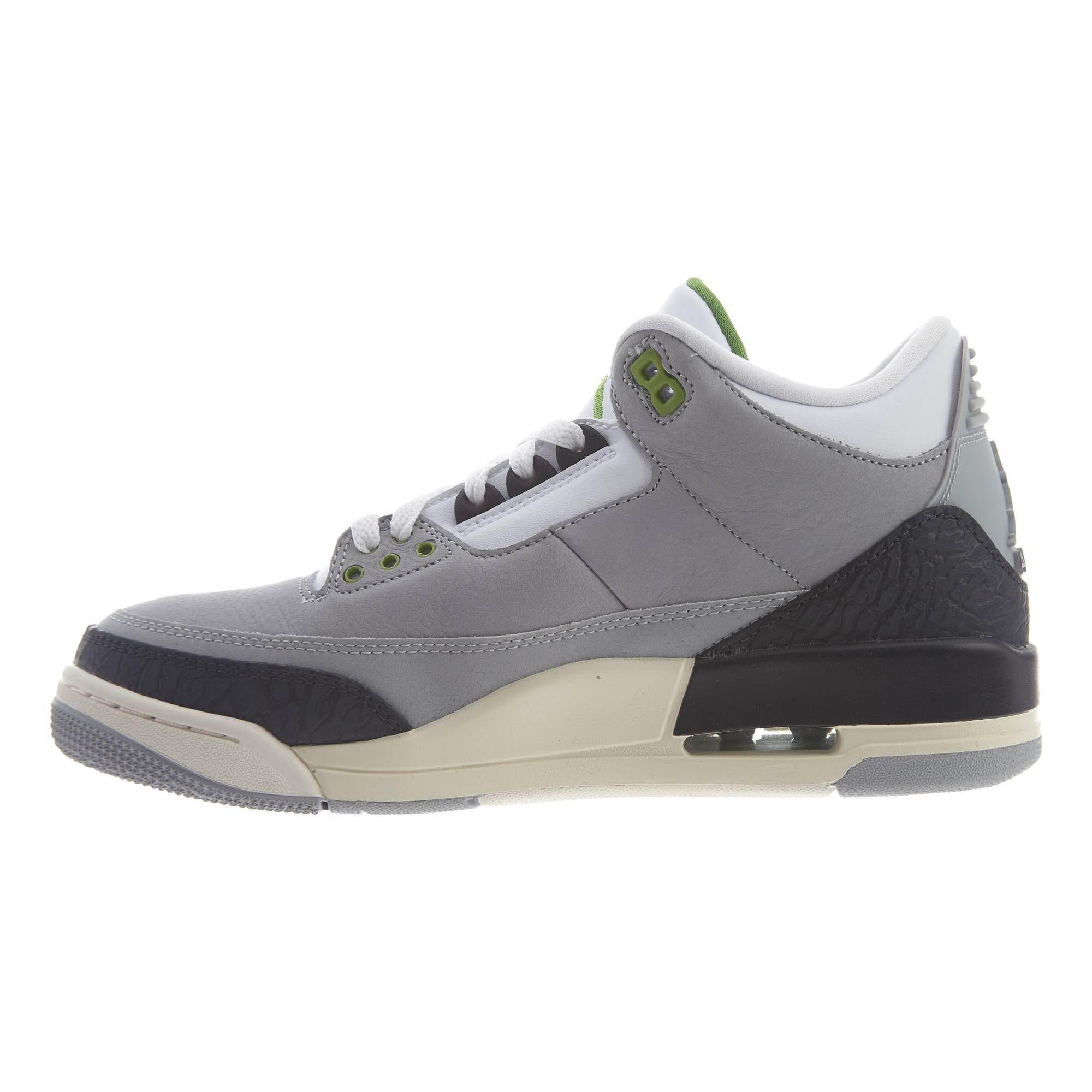 Air Jordan 3 Retro "chlorophyll" - lt smoke Mens Style :136064