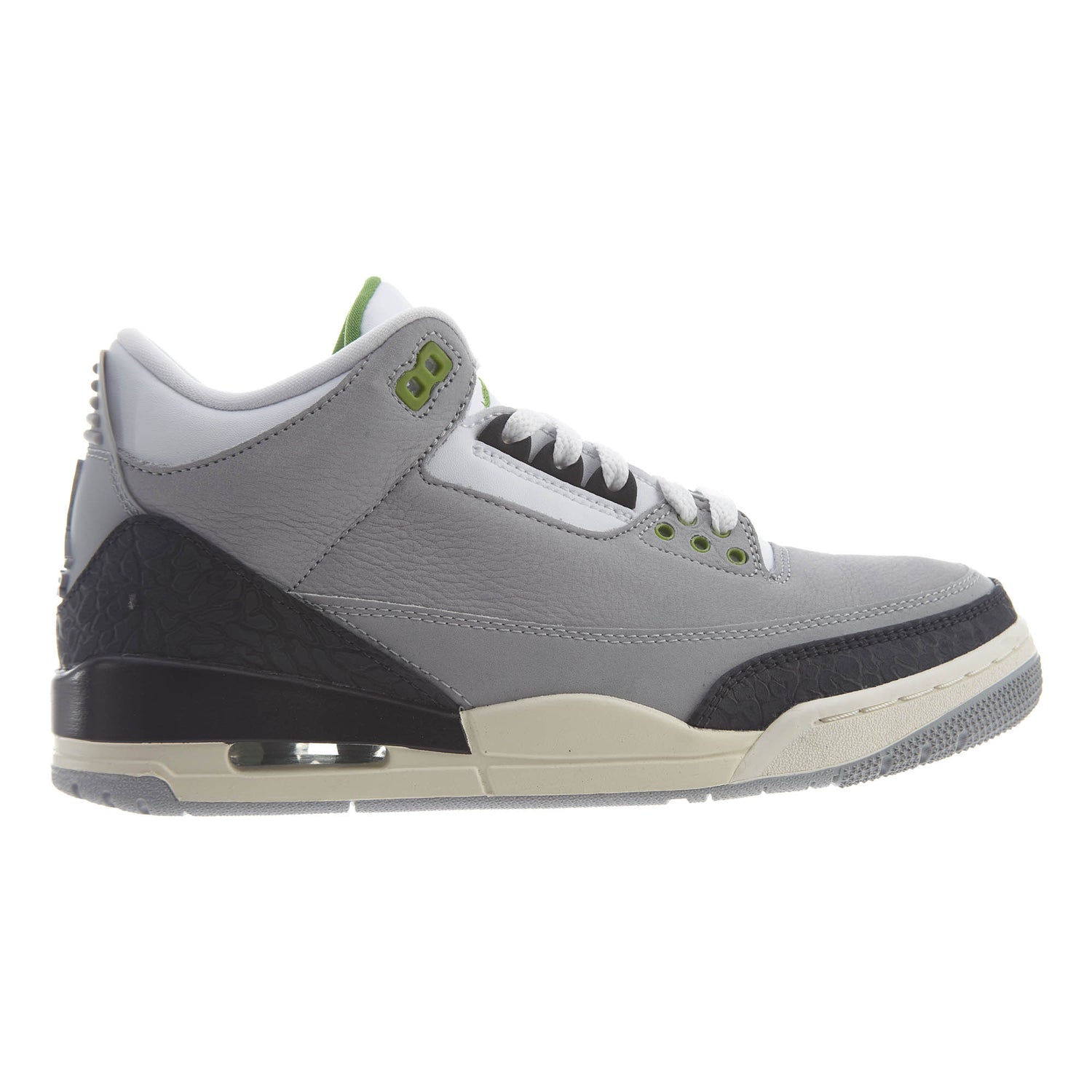 Air Jordan 3 Retro "chlorophyll" - lt smoke Mens Style :136064