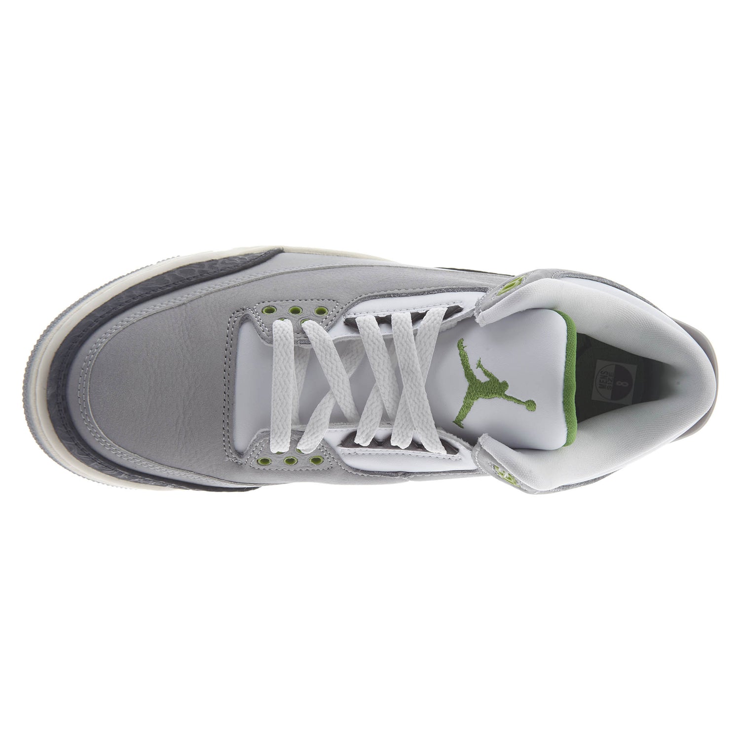 Air Jordan 3 Retro "chlorophyll" - lt smoke Mens Style :136064