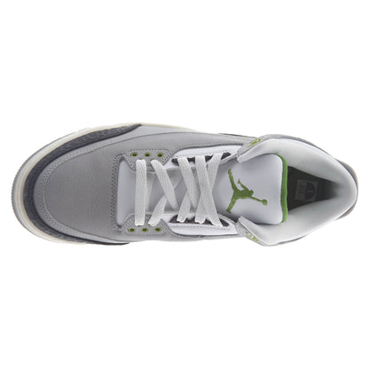 Air Jordan 3 Retro "chlorophyll" - lt smoke Mens Style :136064