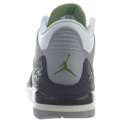 Nike Jordan 3 Retro Chlorophyll (PS) Boys / Girls Style :429487