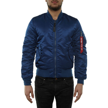 Alpha Industries Ma-1 Slim Fit Jacket Mens Style : Mjm44530c1-BLUE NO.9