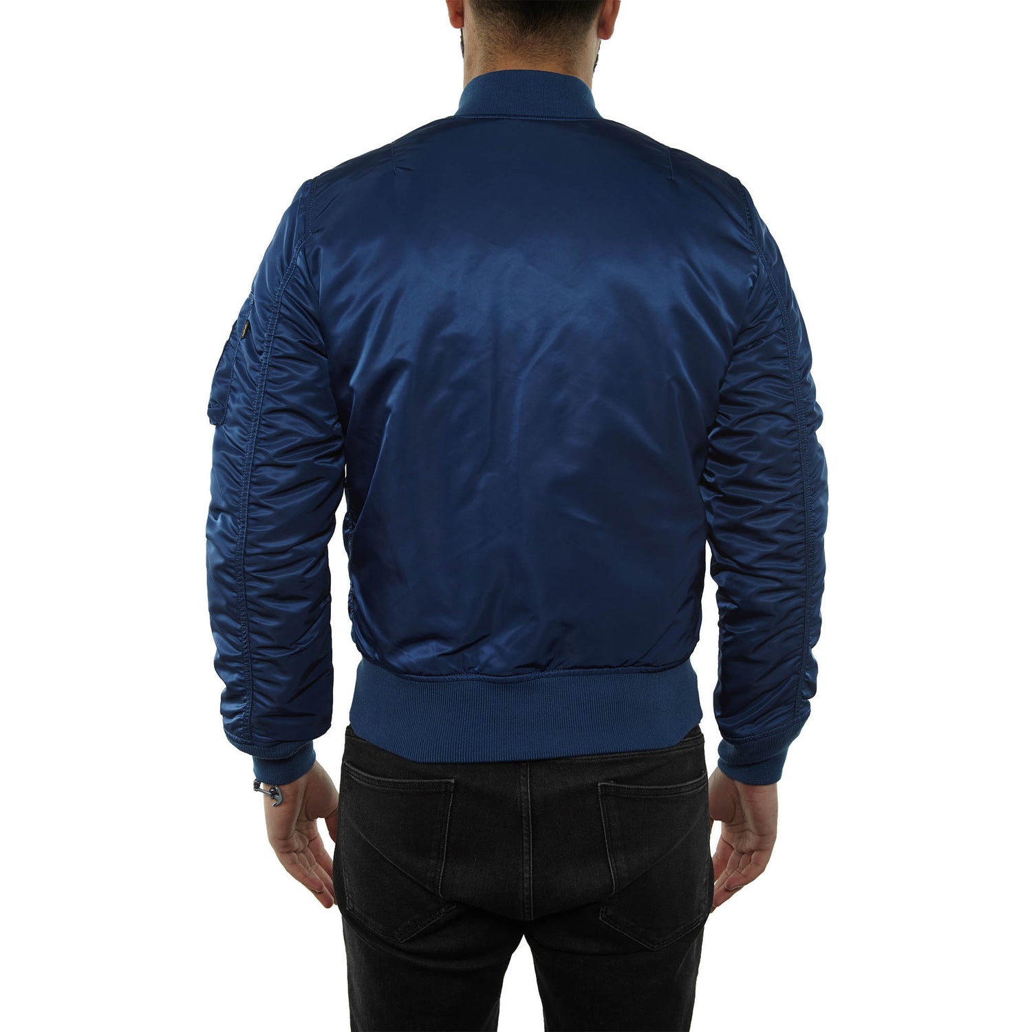 Alpha Industries Ma-1 Slim Fit Jacket Mens Style : Mjm44530c1-BLUE NO.9