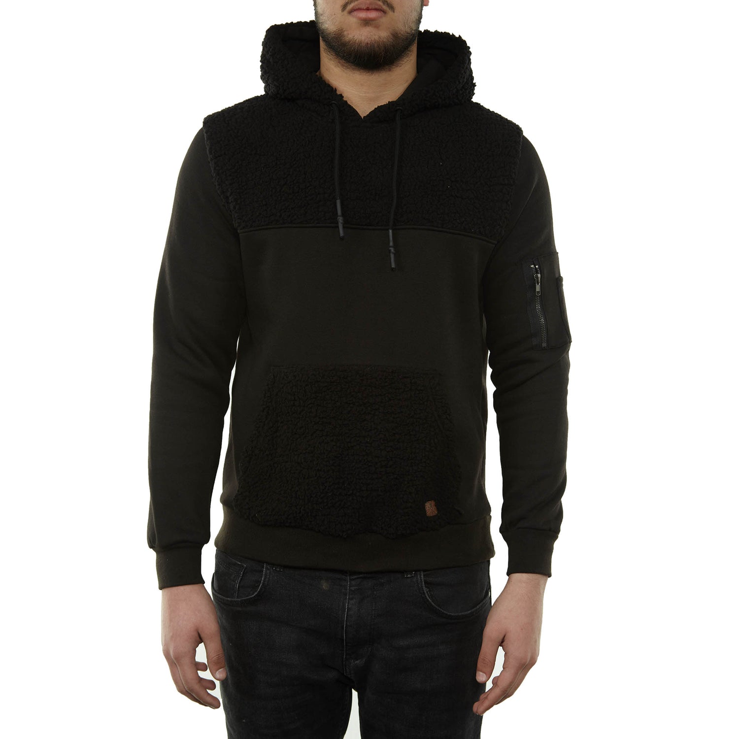 Soul Star Sweatshirt Mens Style : Msw Charming-BLACK