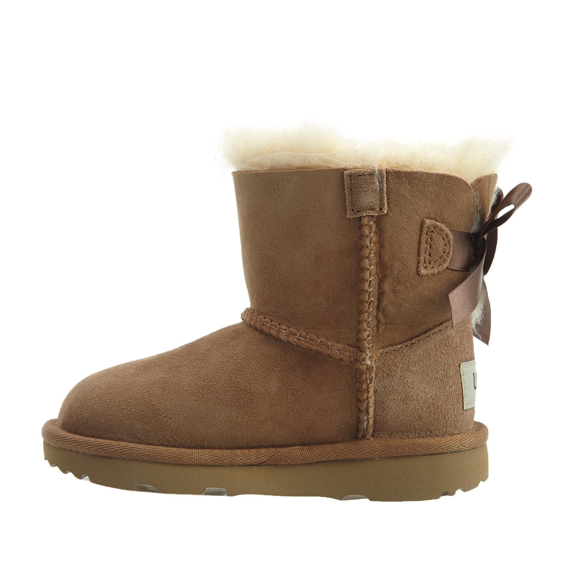 UGG Mini Bailey Bow II Boot Chestnut (Toddler)