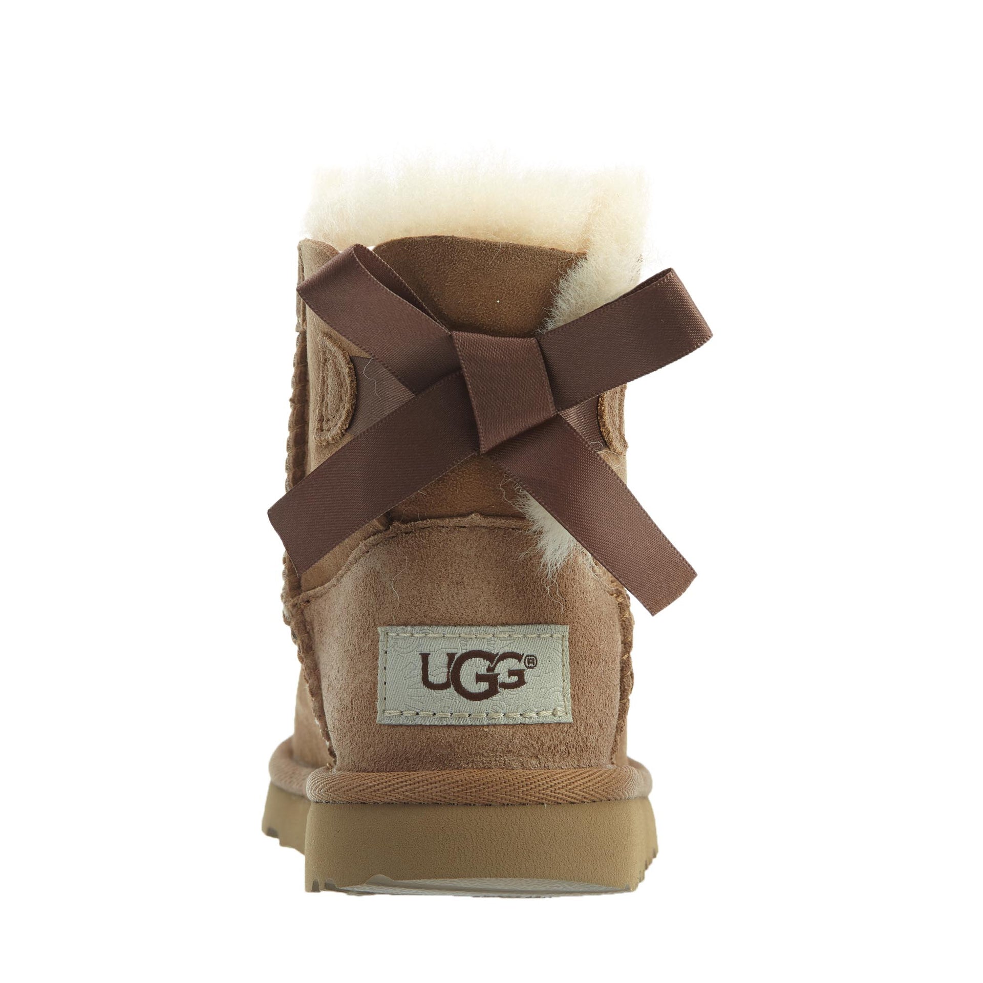 UGG Mini Bailey Bow II Boot Chestnut (Toddler)