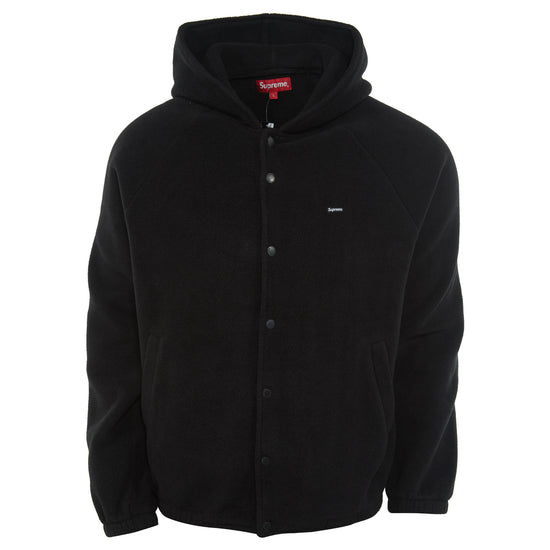 Supreme Polartec Hooded Raglan Jacket Mens Style : Fw18j88-BLACK