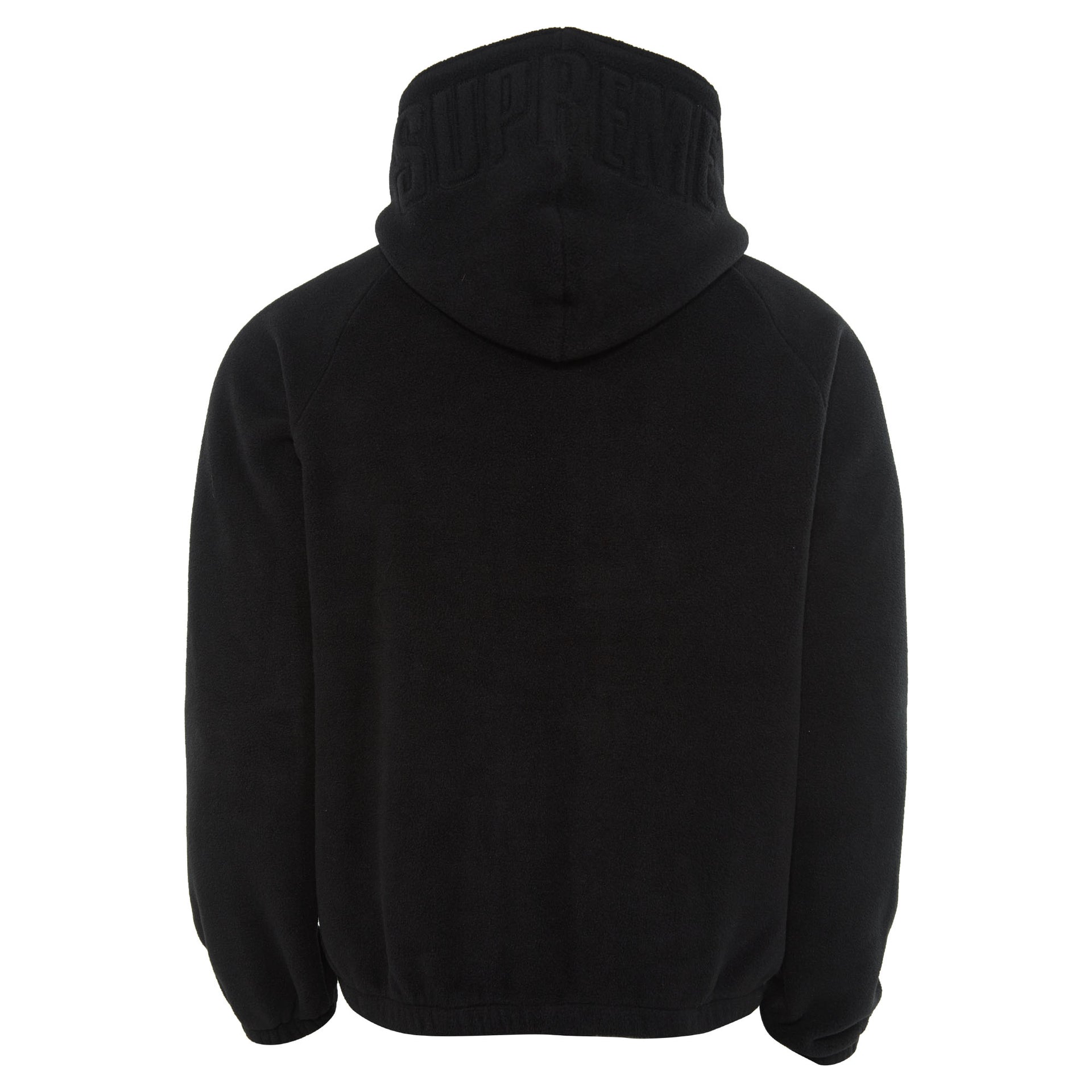 Supreme Polartec Hooded Raglan Jacket Mens Style : Fw18j88-BLACK