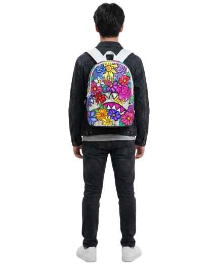 Sprayground Drippy Graffiti Floral Dlxr Backpack Unisex Style : 910b7701nsz
